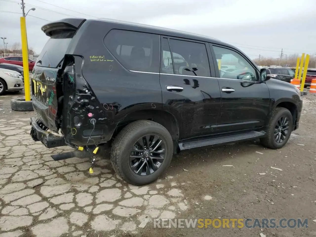3 fotografías del automóvil dañado JTJAM7BX6P5365787 LEXUS GX 2023