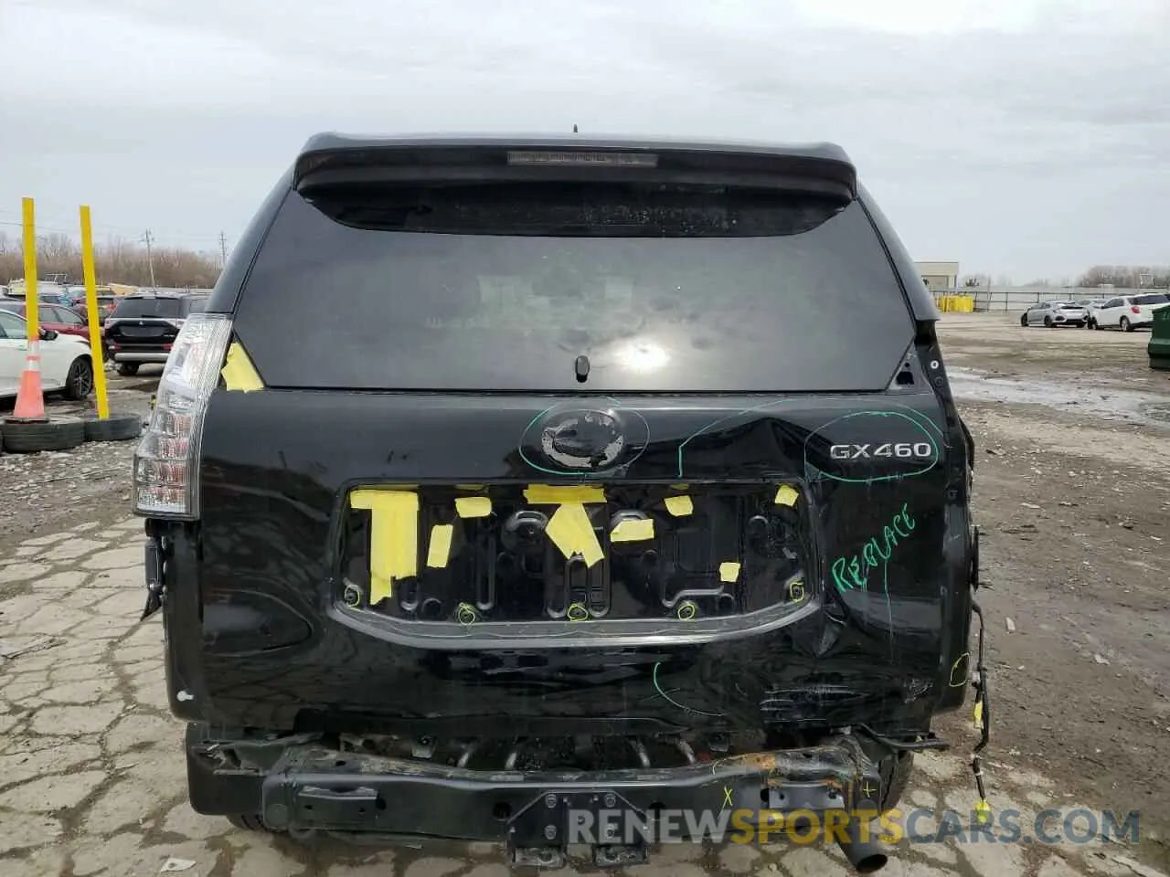 6 fotografías del automóvil dañado JTJAM7BX6P5365787 LEXUS GX 2023