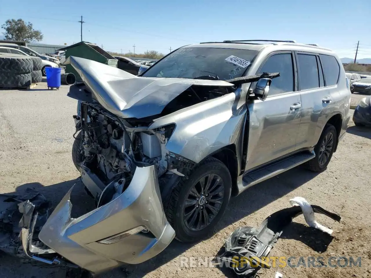 1 fotografías del automóvil dañado JTJAM7BX7P5366088 LEXUS GX 2023