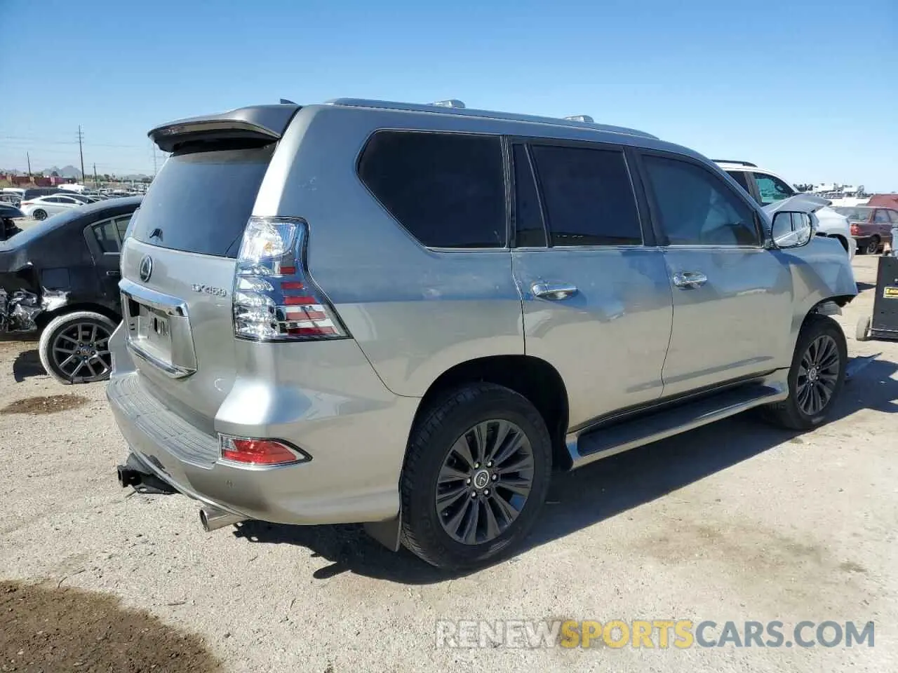 3 fotografías del automóvil dañado JTJAM7BX7P5366088 LEXUS GX 2023