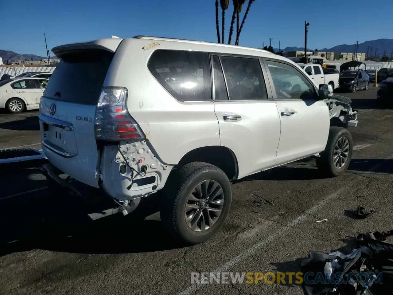 3 fotografías del automóvil dañado JTJAM7BX7P5381190 LEXUS GX 2023