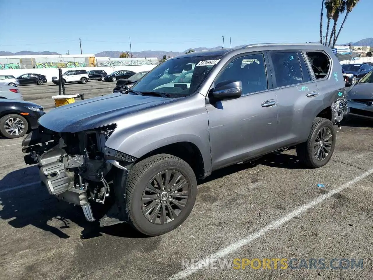 1 fotografías del automóvil dañado JTJAM7BX7P5384638 LEXUS GX 2023
