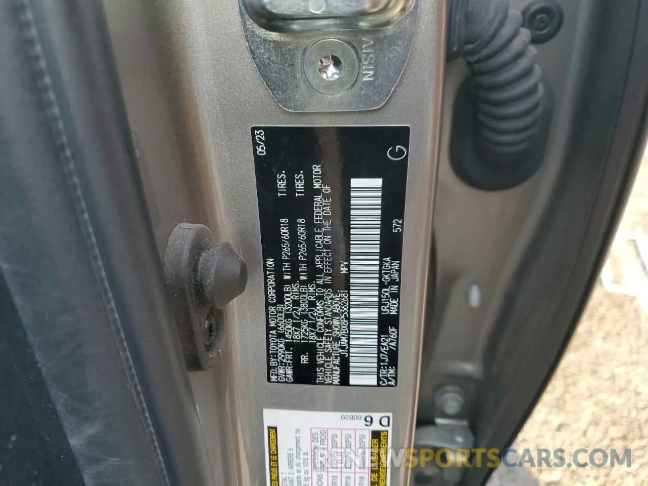 13 fotografías del automóvil dañado JTJAM7BX8P5362681 LEXUS GX 2023