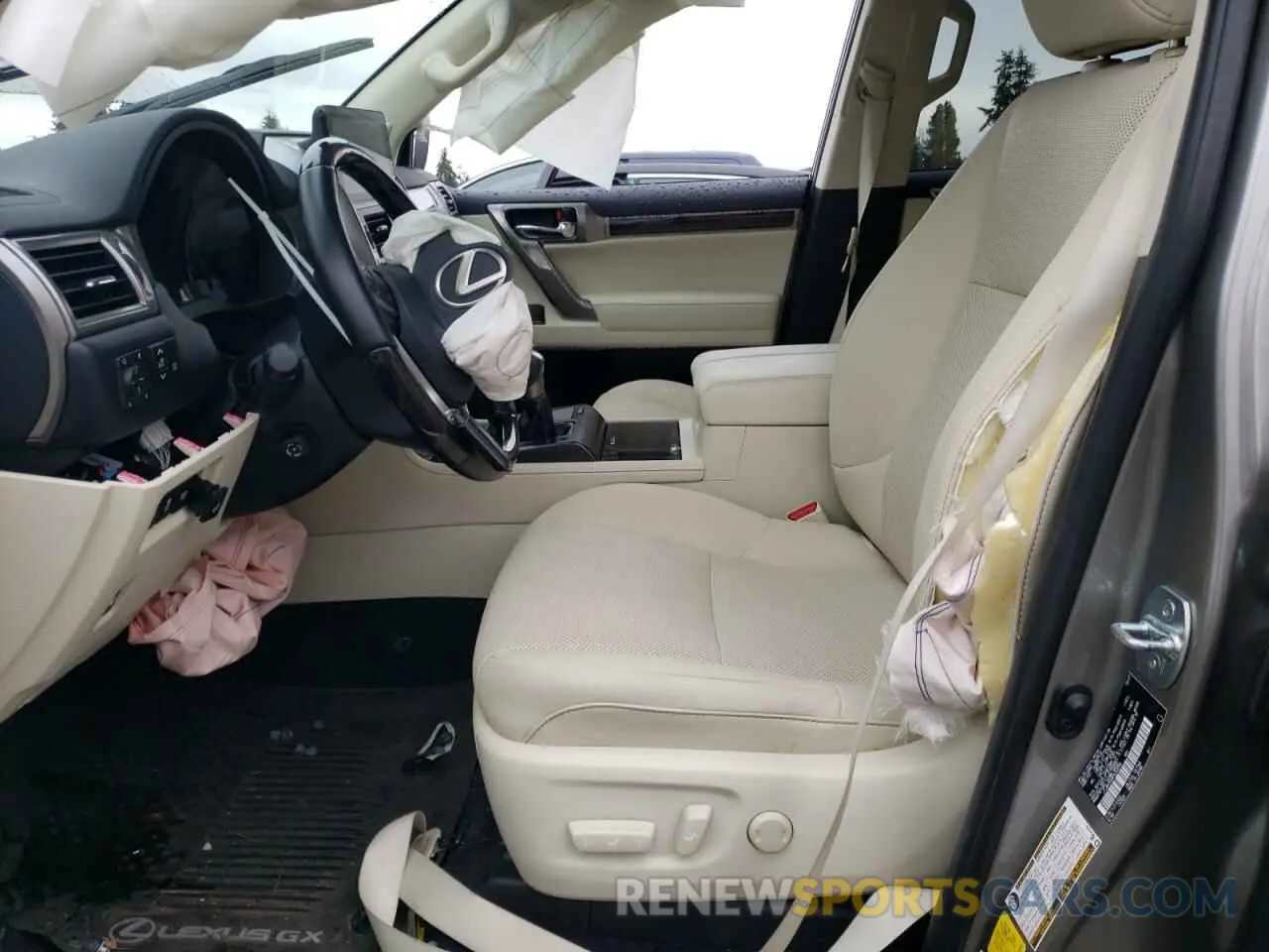 7 fotografías del automóvil dañado JTJAM7BX8P5368285 LEXUS GX 2023