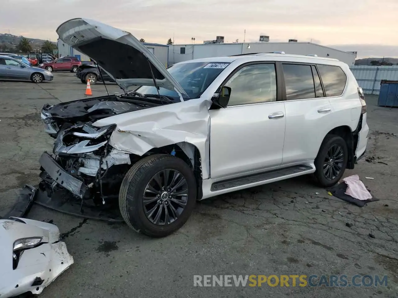 1 fotografías del automóvil dañado JTJGM7BX0P5361115 LEXUS GX 2023