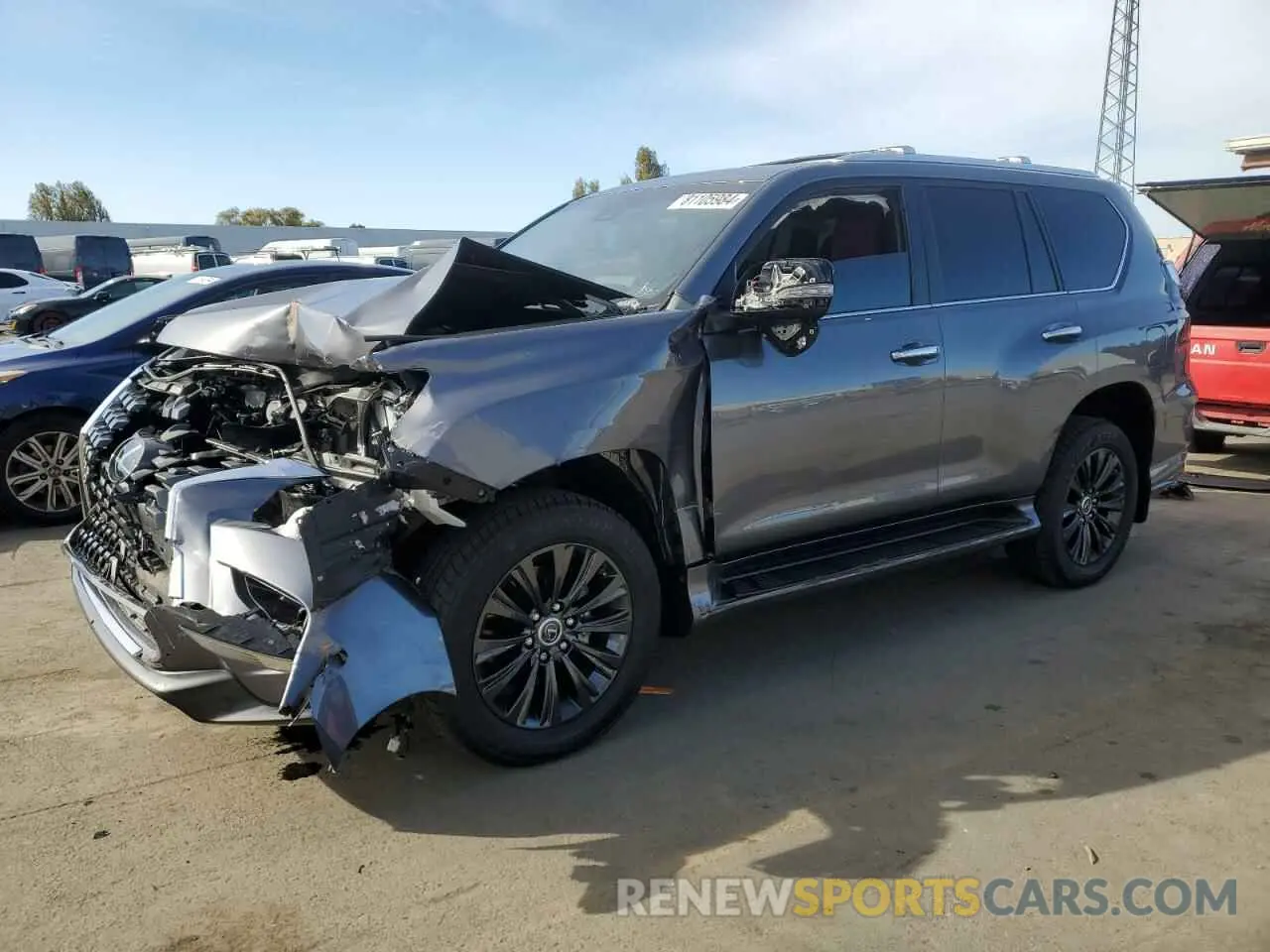 1 fotografías del automóvil dañado JTJGM7BX0P5367285 LEXUS GX 2023