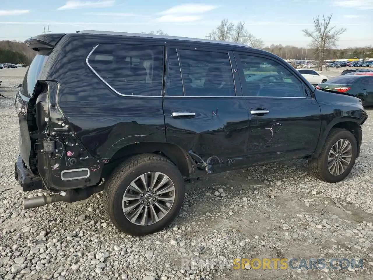 3 fotografías del automóvil dañado JTJGM7BX6P5371390 LEXUS GX 2023