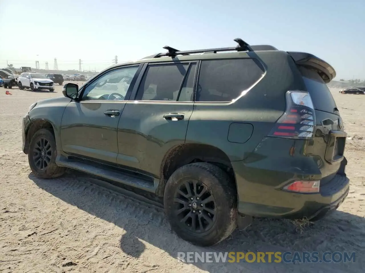2 fotografías del automóvil dañado JTJSM7BX0P5340243 LEXUS GX 2023