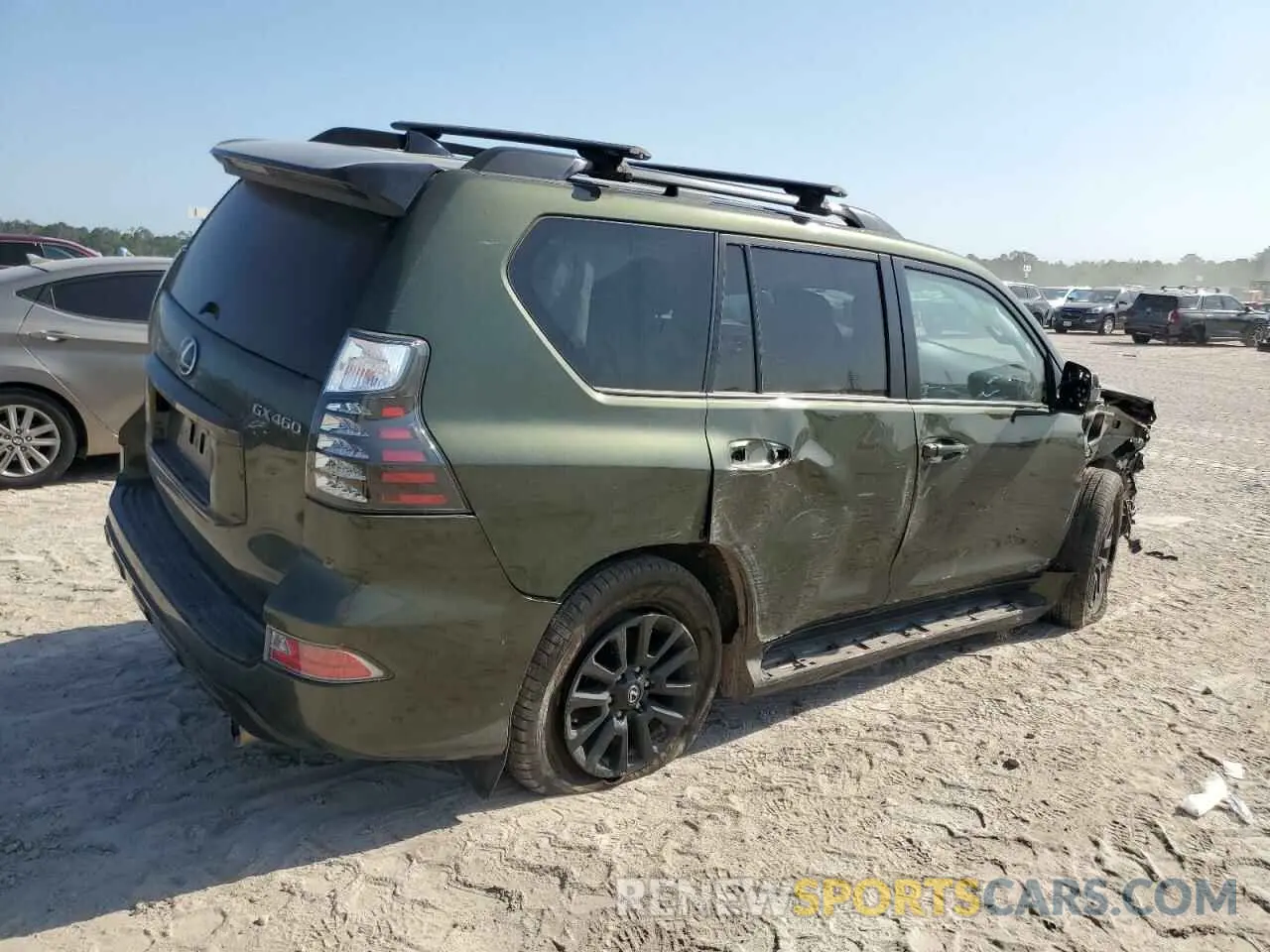3 fotografías del automóvil dañado JTJSM7BX0P5340243 LEXUS GX 2023
