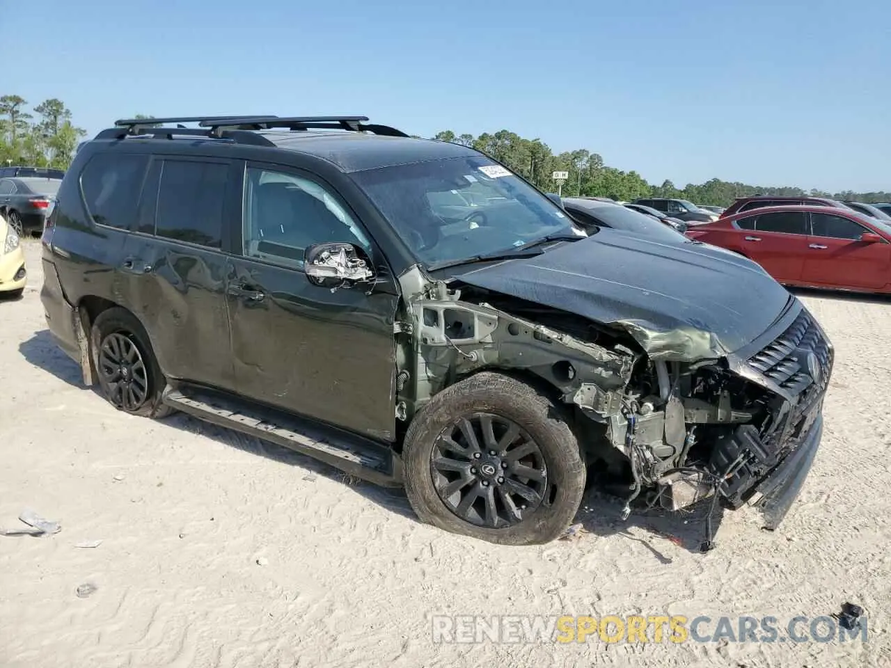 4 fotografías del automóvil dañado JTJSM7BX0P5340243 LEXUS GX 2023