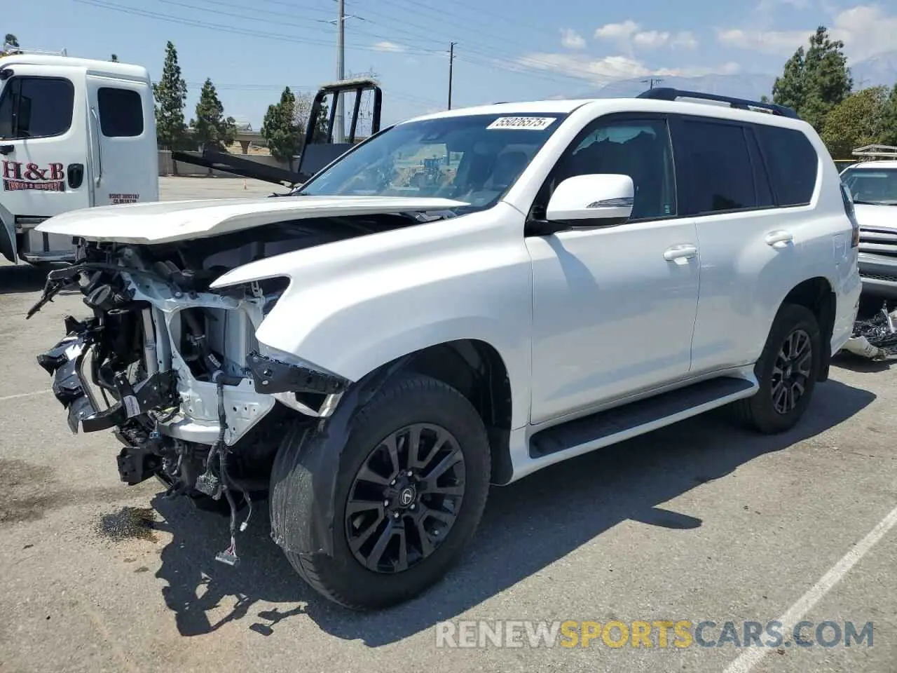 1 fotografías del automóvil dañado JTJSM7BX6P5342949 LEXUS GX 2023