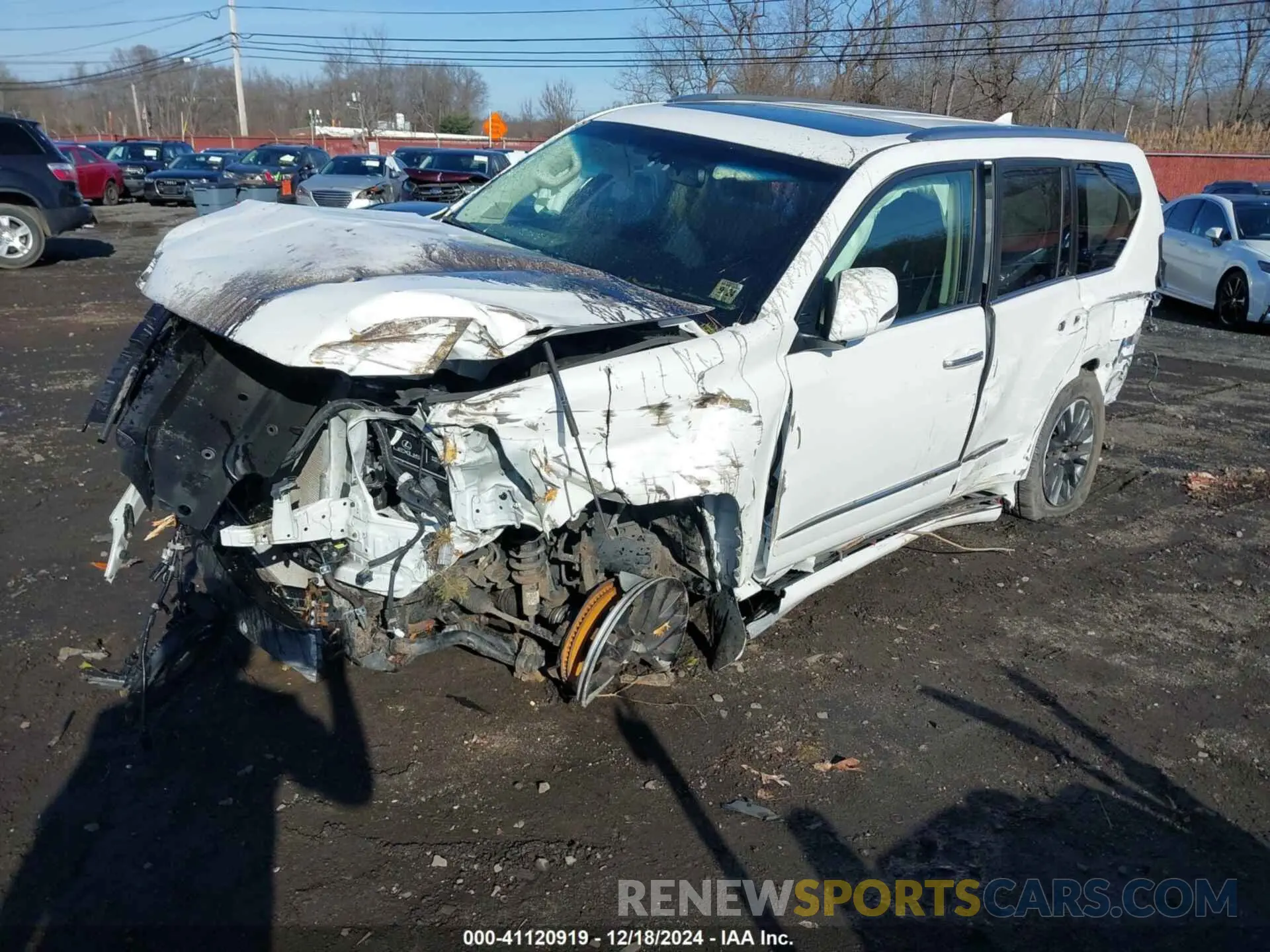 2 fotografías del automóvil dañado JTJBM7FX0K5216802 LEXUS GX 460 2019