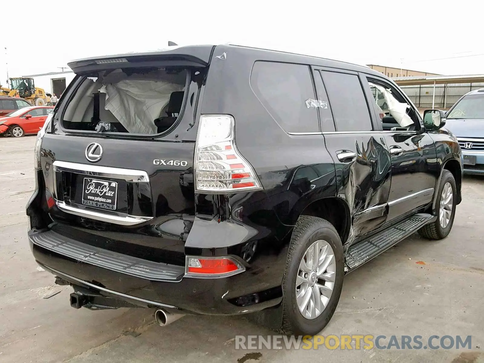 4 fotografías del automóvil dañado JTJBM7FX1K5212399 LEXUS GX 460 2019
