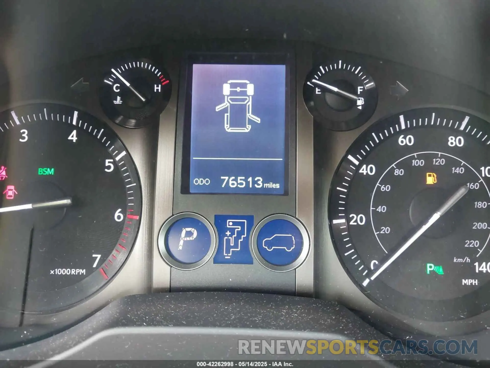 7 fotografías del automóvil dañado JTJBM7FX1K5225329 LEXUS GX 460 2019