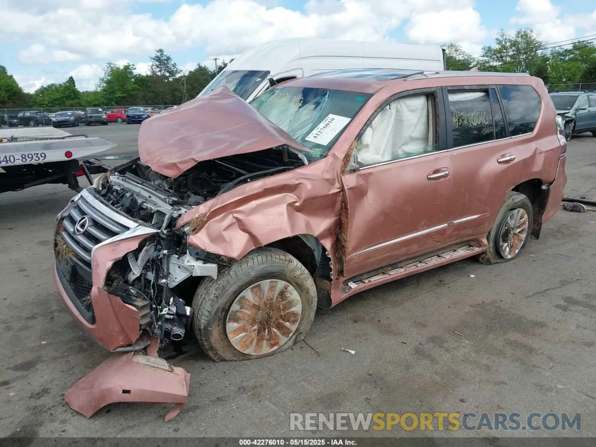 2 fotografías del automóvil dañado JTJBM7FX1K5235388 LEXUS GX 460 2019