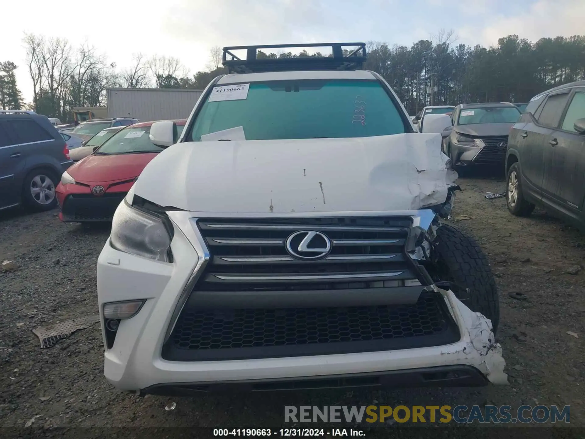 12 fotografías del automóvil dañado JTJBM7FX2K5223637 LEXUS GX 460 2019