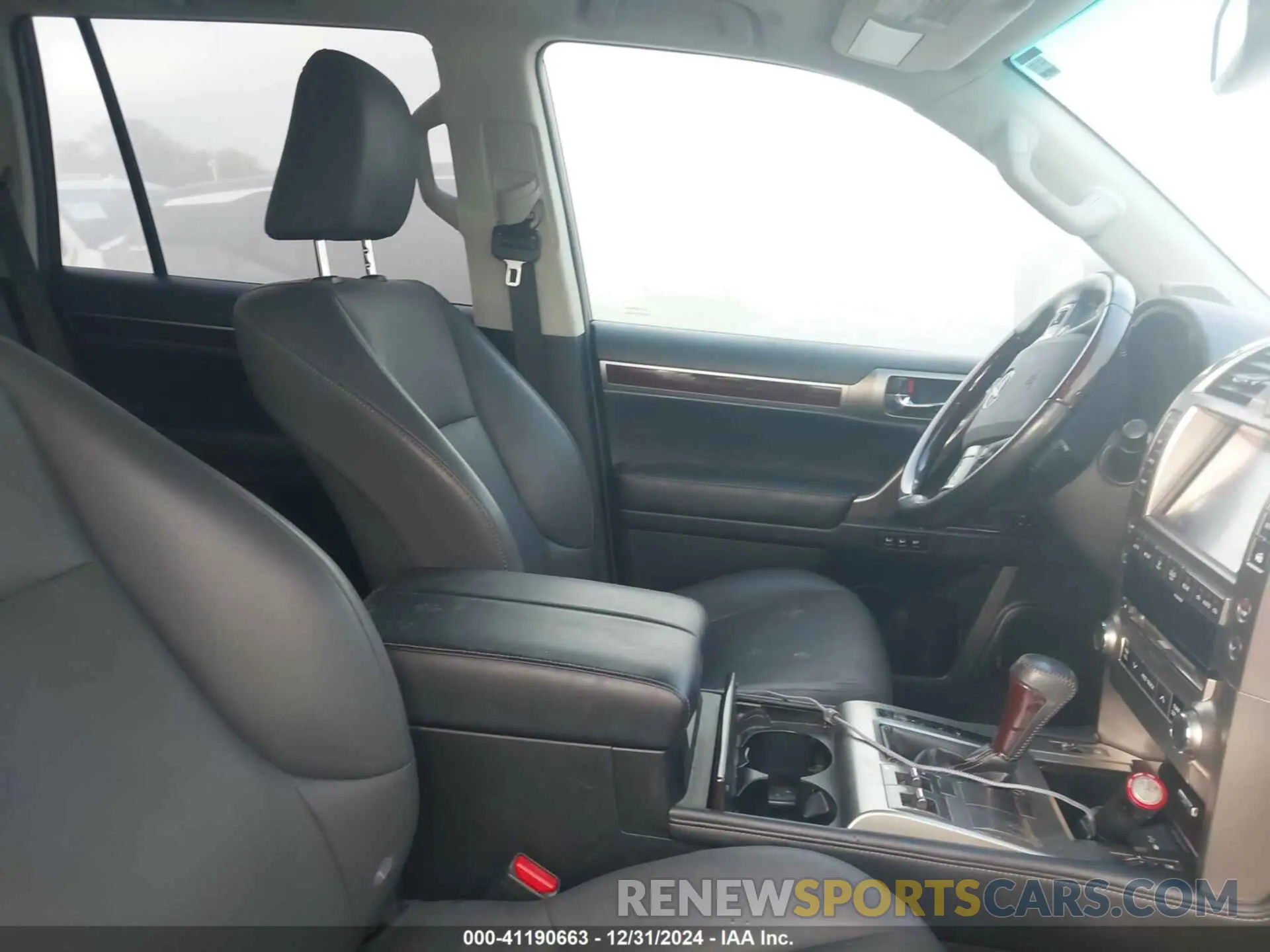 5 fotografías del automóvil dañado JTJBM7FX2K5223637 LEXUS GX 460 2019