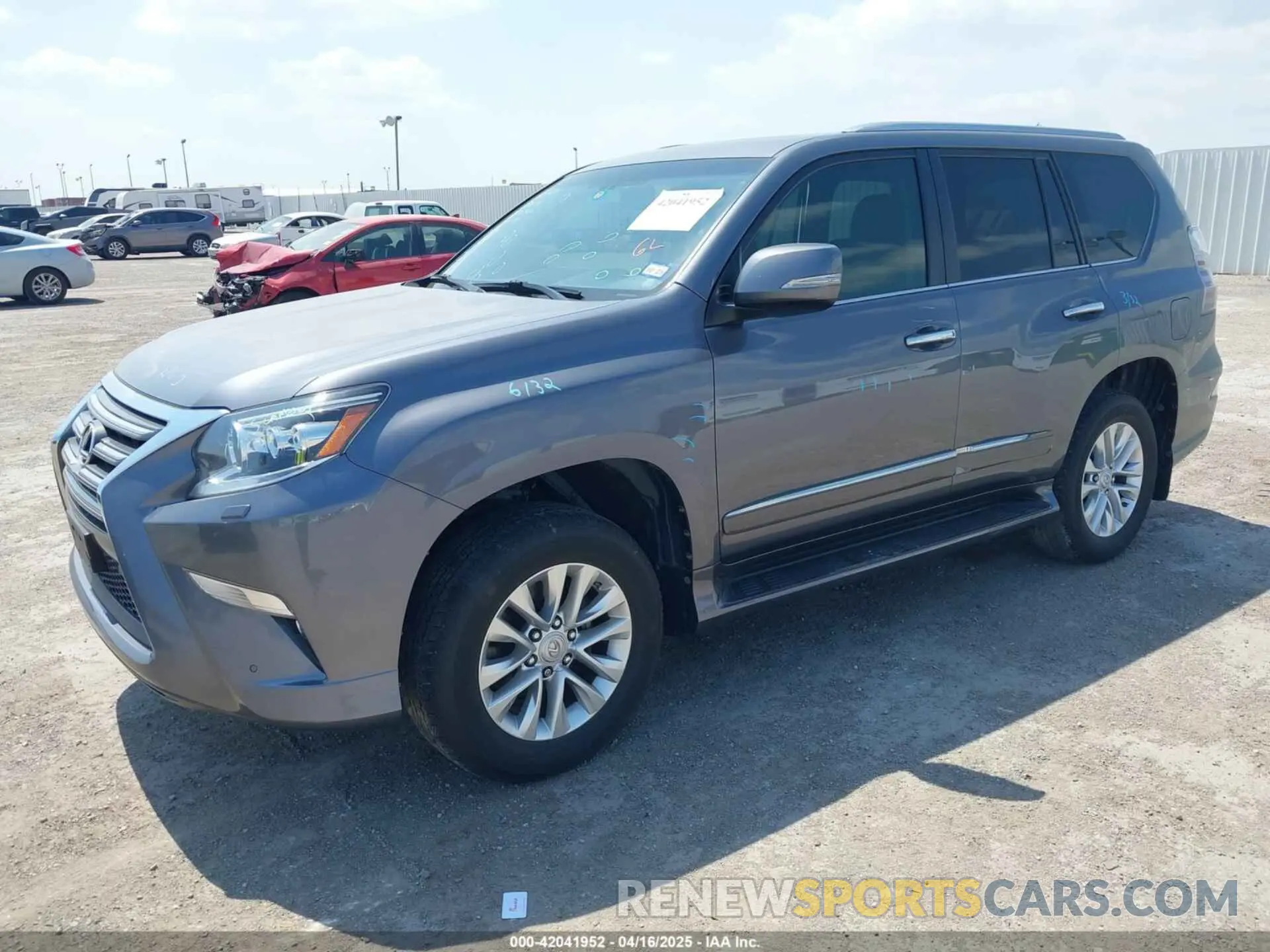2 fotografías del automóvil dañado JTJBM7FX3K5222495 LEXUS GX 460 2019