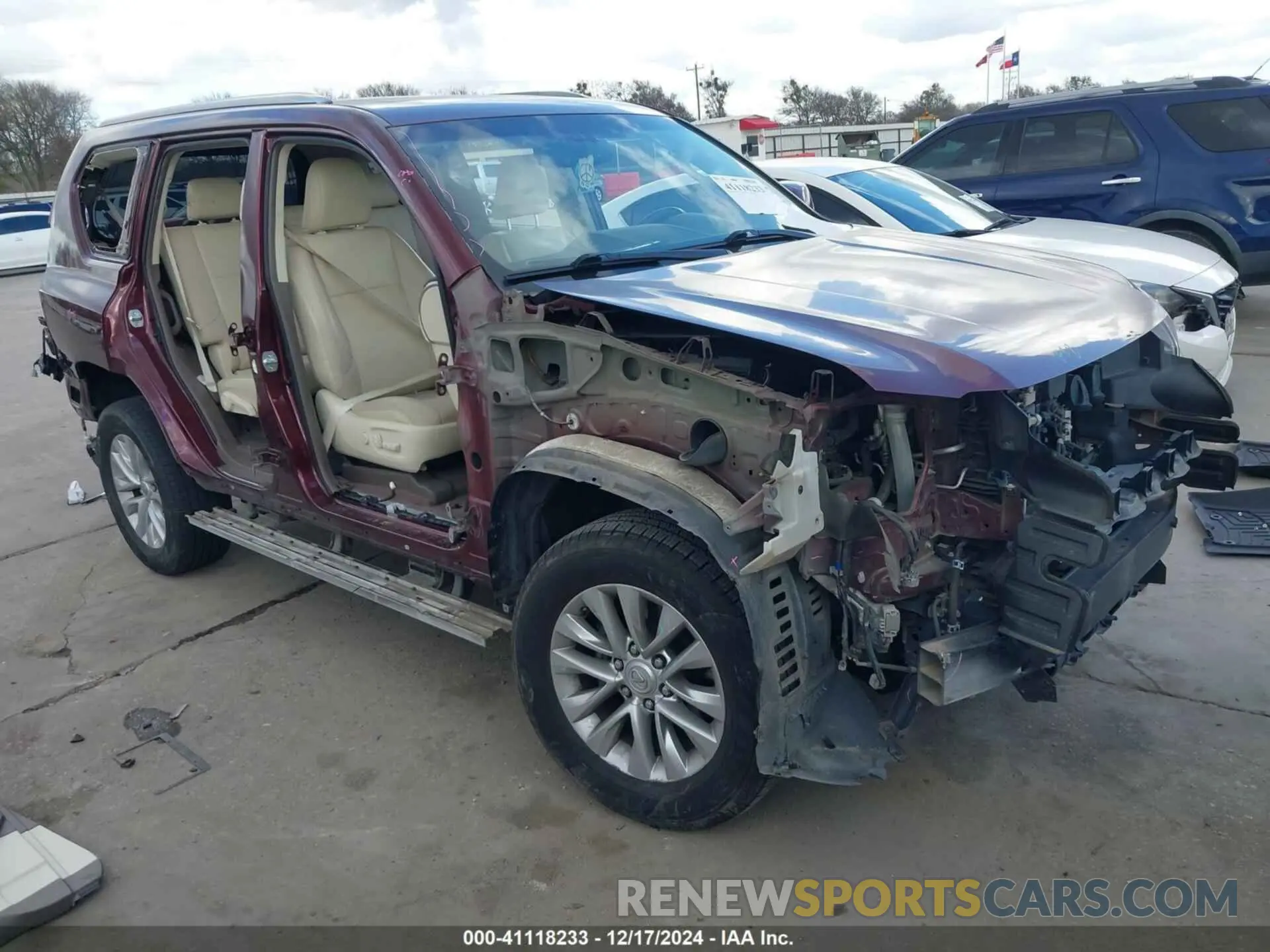 1 fotografías del automóvil dañado JTJBM7FX3K5239345 LEXUS GX 460 2019