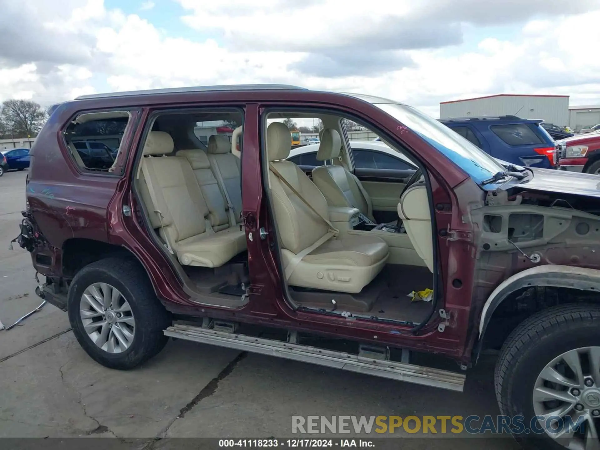 14 fotografías del automóvil dañado JTJBM7FX3K5239345 LEXUS GX 460 2019