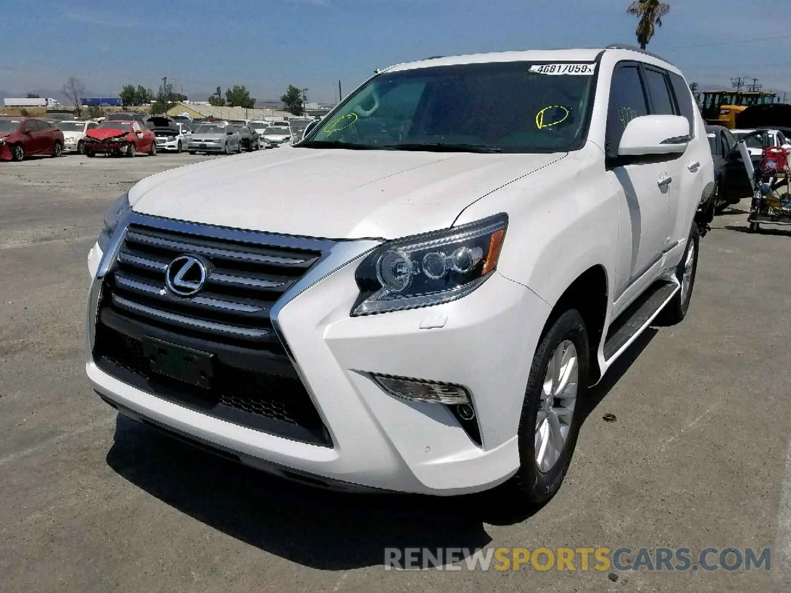 2 fotografías del automóvil dañado JTJBM7FX4K5215636 LEXUS GX 460 2019