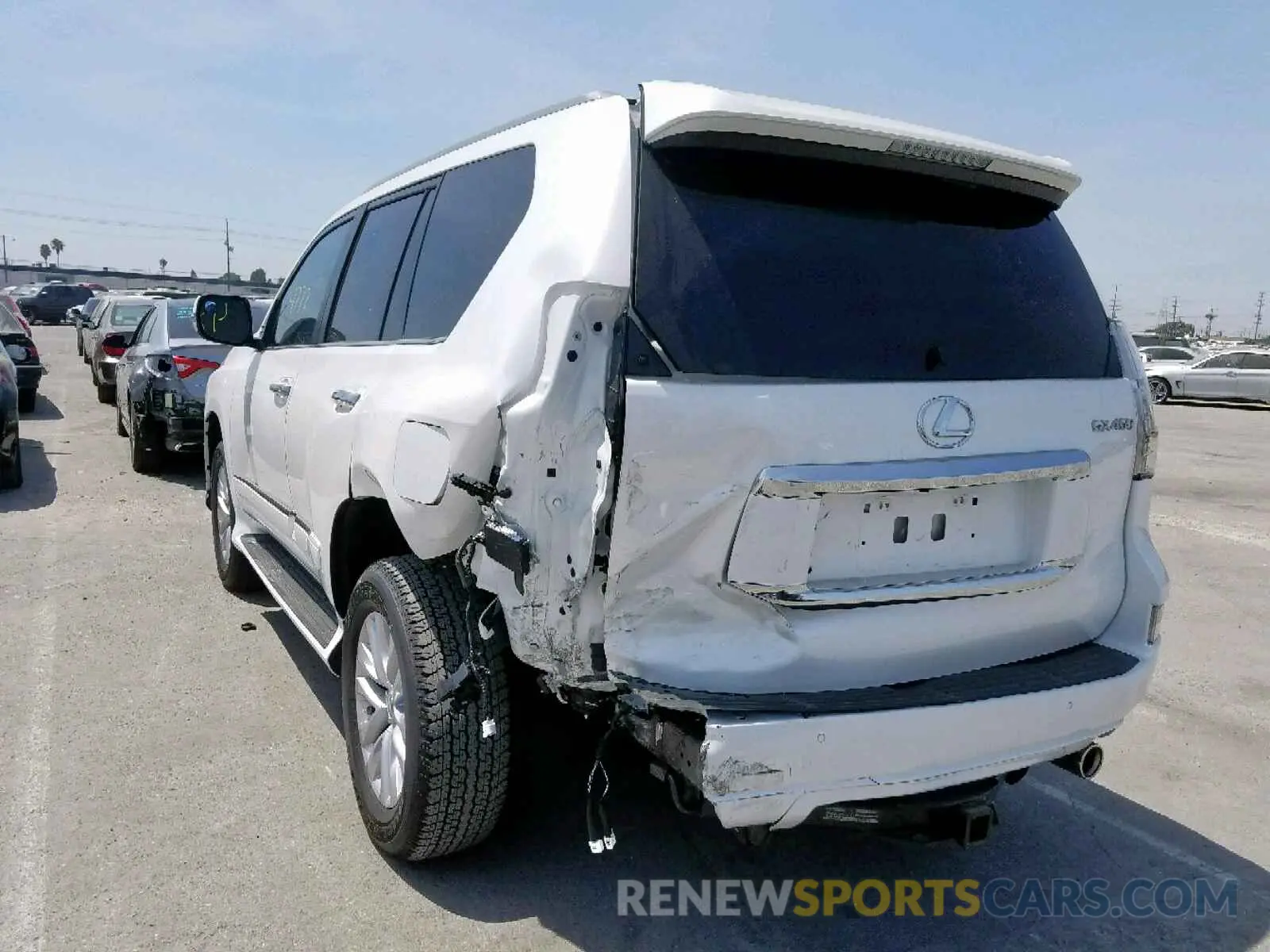 3 fotografías del automóvil dañado JTJBM7FX4K5215636 LEXUS GX 460 2019