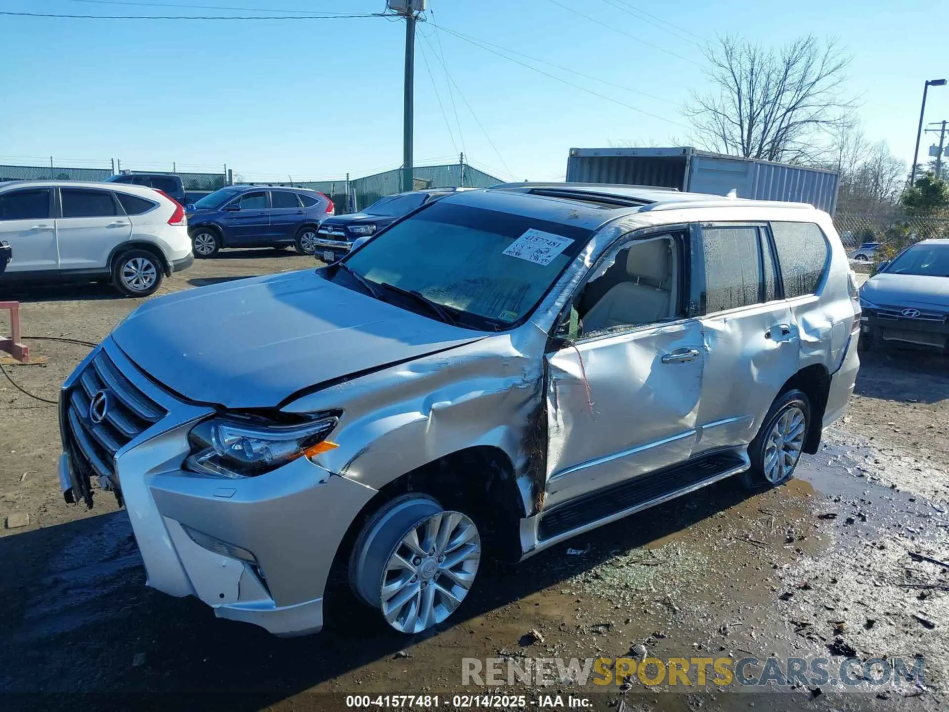 2 fotografías del automóvil dañado JTJBM7FX5K5211143 LEXUS GX 460 2019