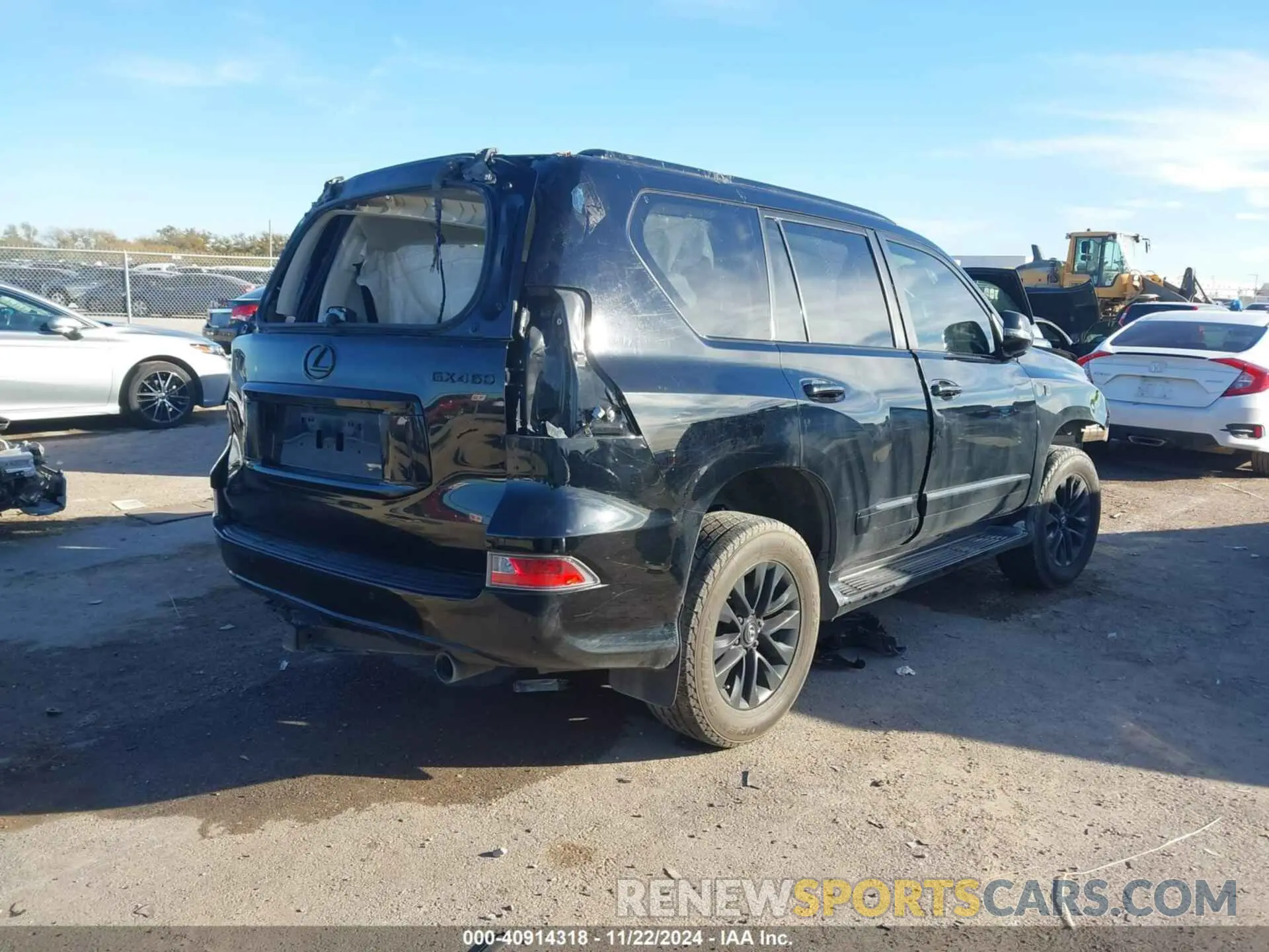 4 fotografías del automóvil dañado JTJBM7FX5K5231067 LEXUS GX 460 2019