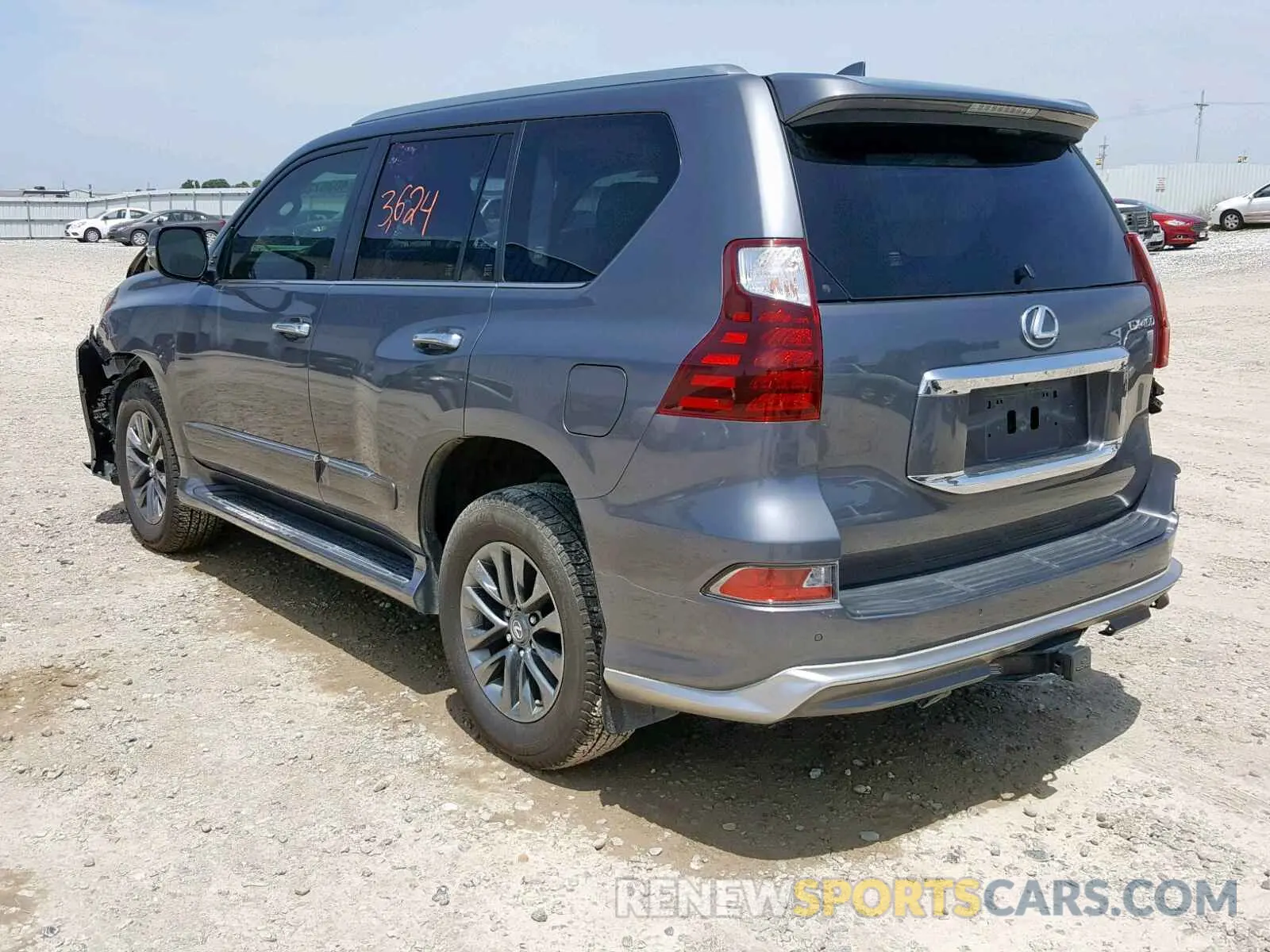 3 fotografías del automóvil dañado JTJBM7FX6K5223026 LEXUS GX 460 2019