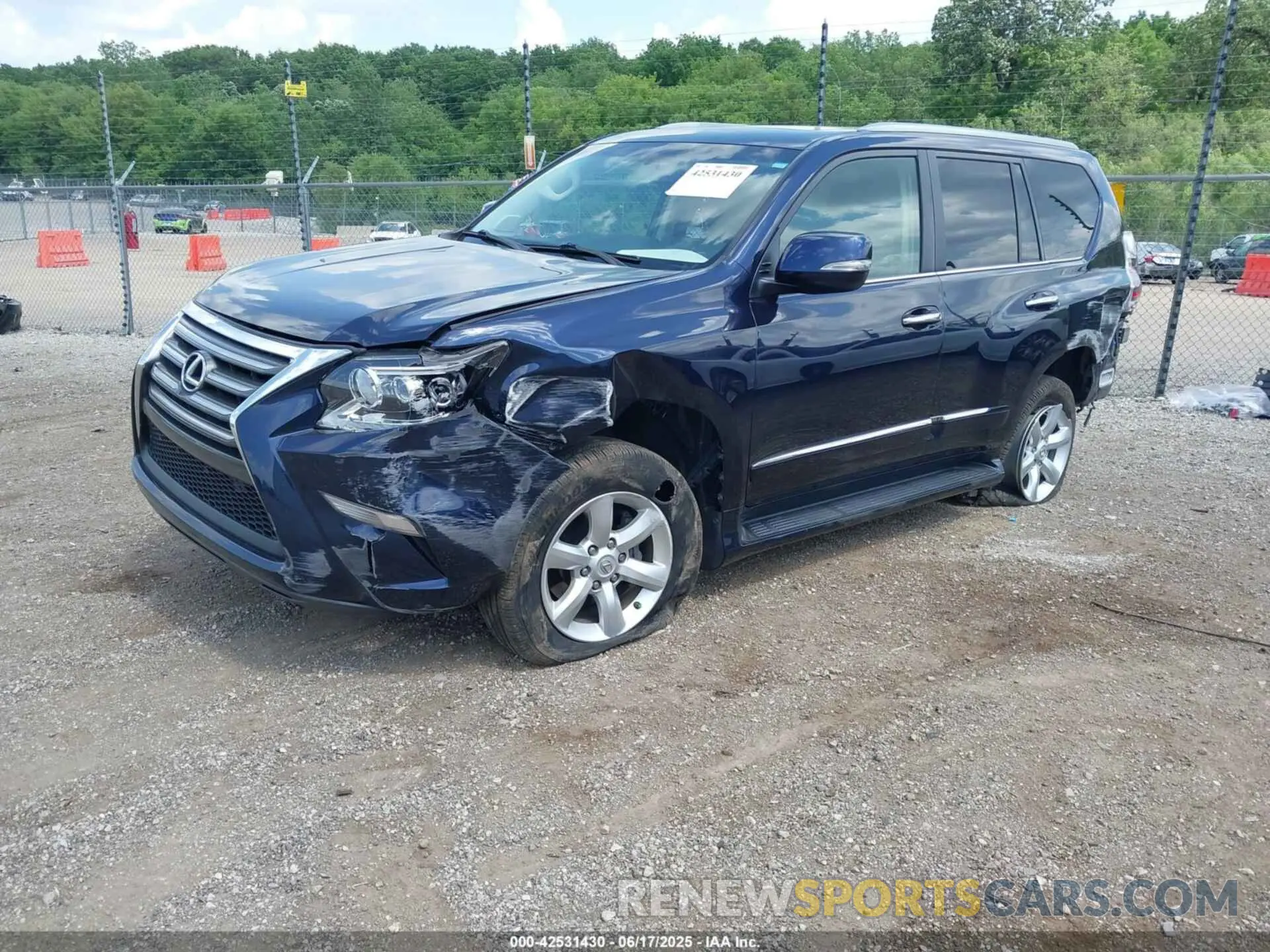 2 fotografías del automóvil dañado JTJBM7FX6K5228727 LEXUS GX 460 2019