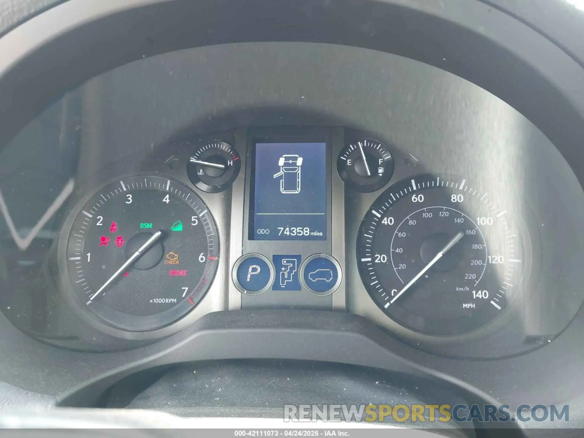 7 fotografías del automóvil dañado JTJBM7FX7K5212004 LEXUS GX 460 2019