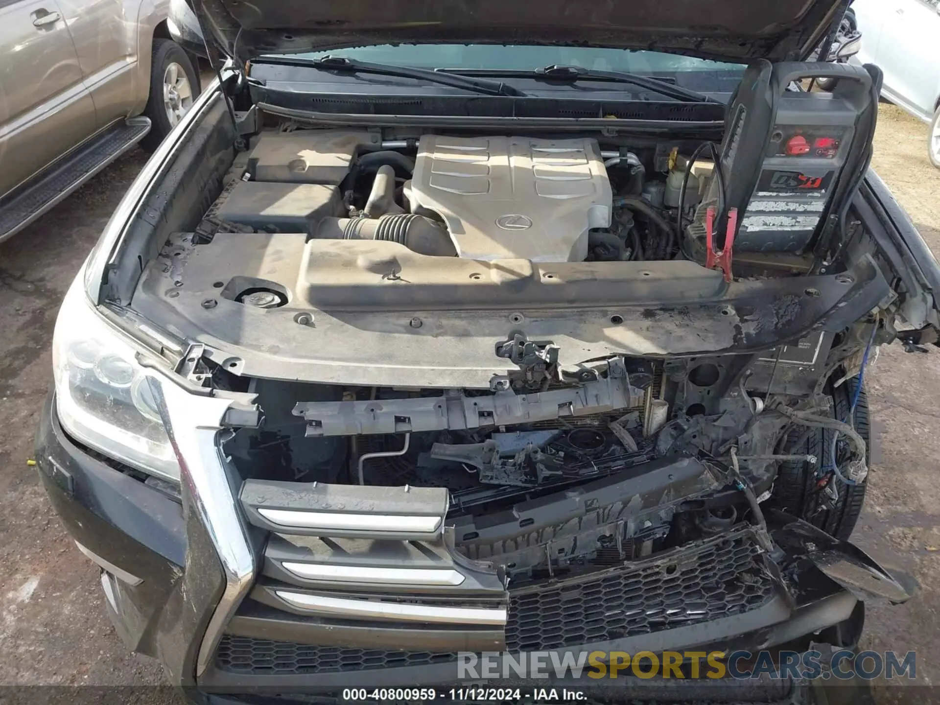 10 fotografías del automóvil dañado JTJBM7FX7K5220927 LEXUS GX 460 2019