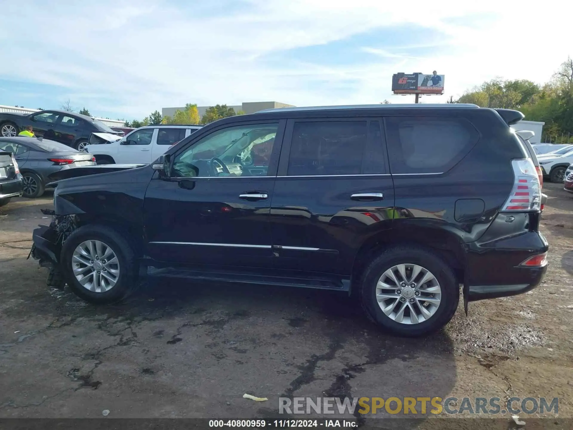 14 fotografías del automóvil dañado JTJBM7FX7K5220927 LEXUS GX 460 2019