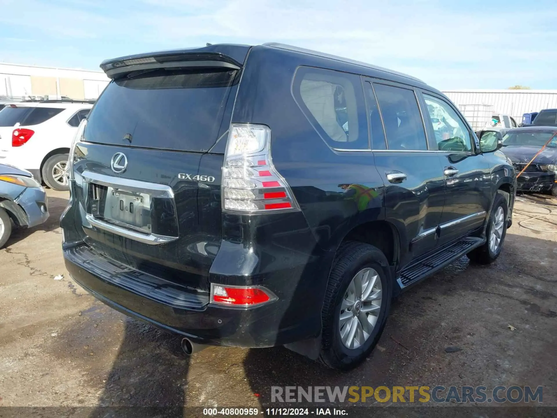 4 fotografías del automóvil dañado JTJBM7FX7K5220927 LEXUS GX 460 2019