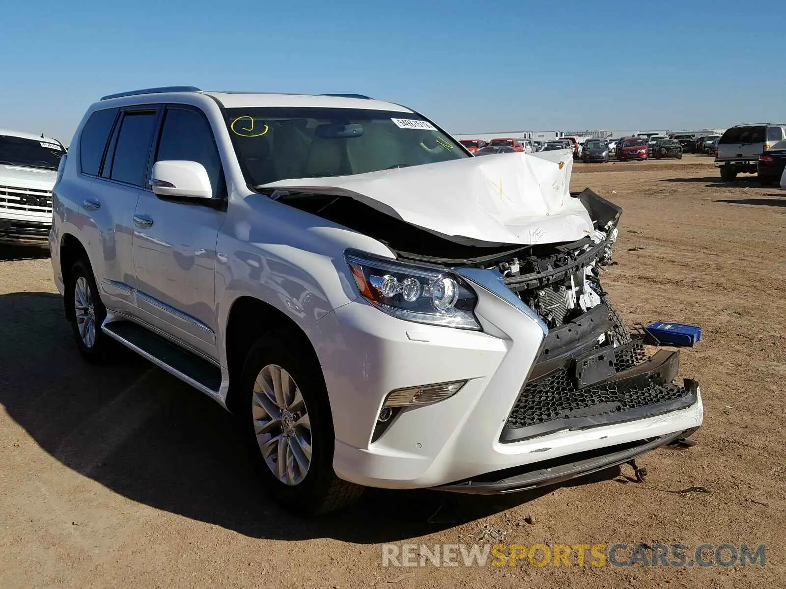 1 fotografías del automóvil dañado JTJBM7FX7K5222919 LEXUS GX 460 2019