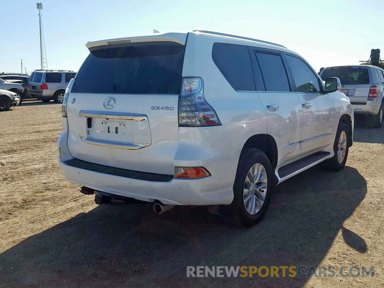 4 fotografías del automóvil dañado JTJBM7FX7K5222919 LEXUS GX 460 2019