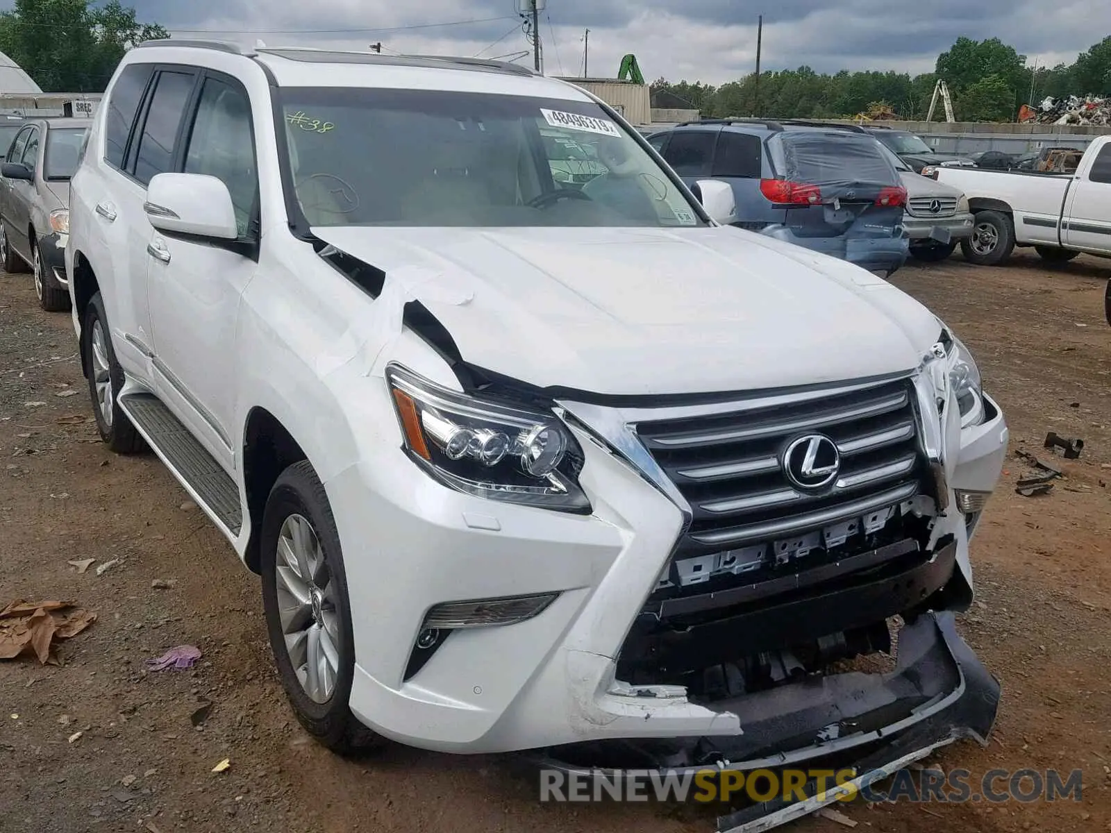 1 fotografías del automóvil dañado JTJBM7FX7K5228638 LEXUS GX 460 2019
