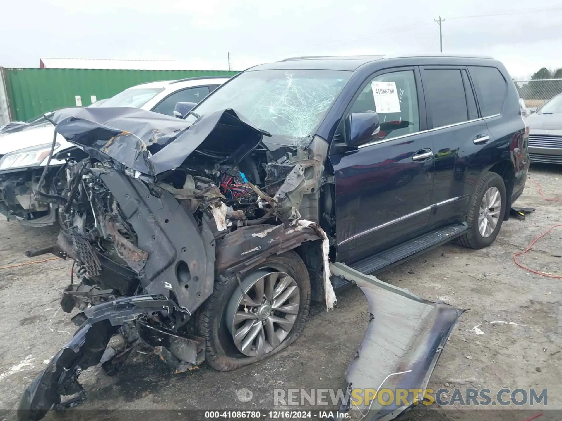 2 fotografías del automóvil dañado JTJBM7FX8K5215090 LEXUS GX 460 2019