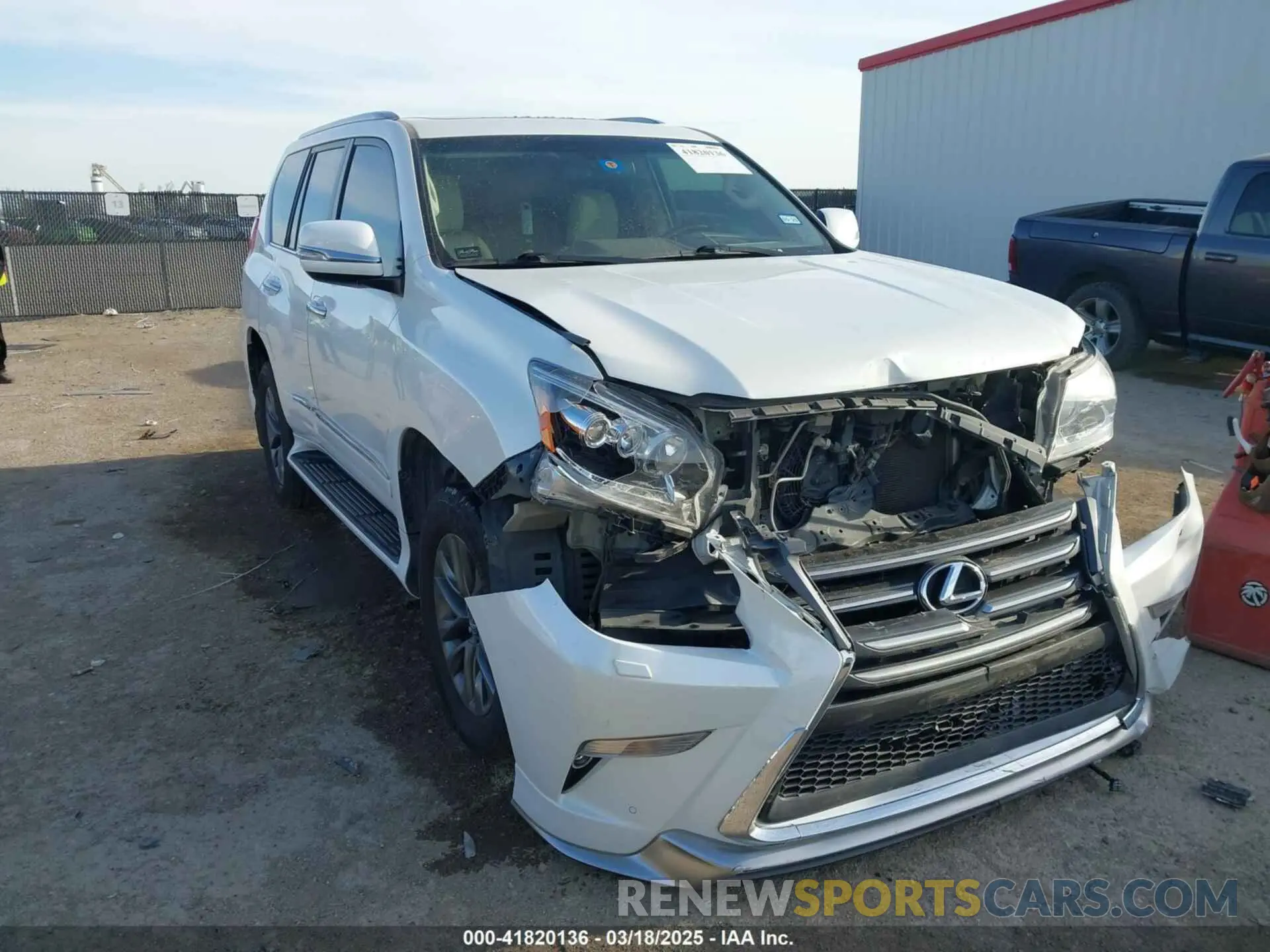 1 fotografías del automóvil dañado JTJBM7FX8K5216952 LEXUS GX 460 2019