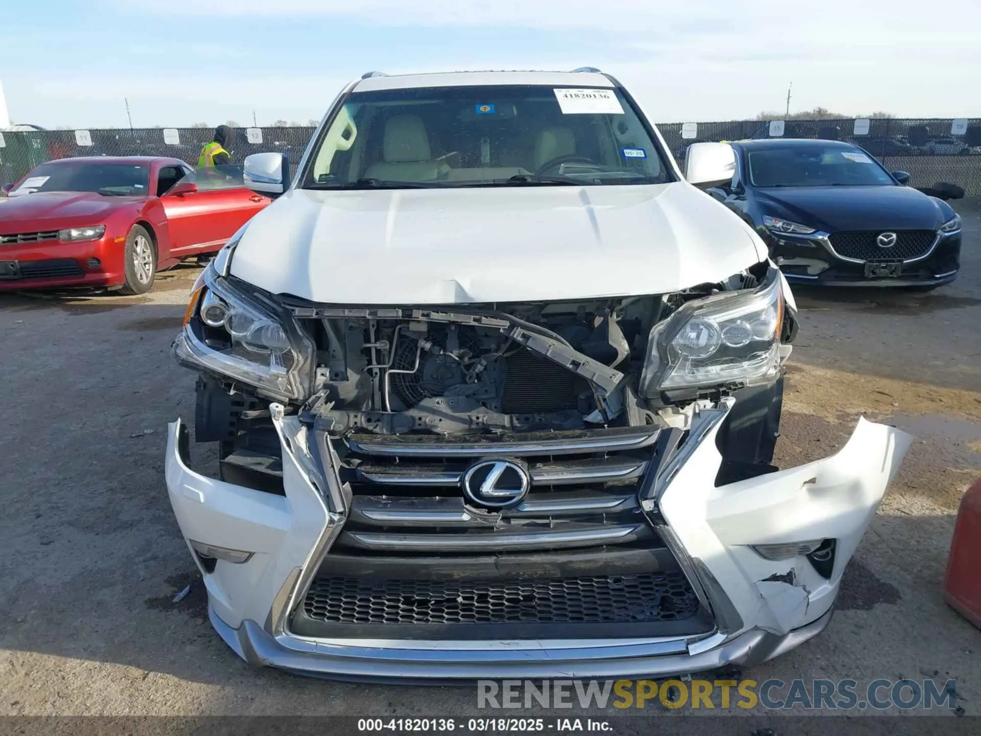 12 fotografías del automóvil dañado JTJBM7FX8K5216952 LEXUS GX 460 2019