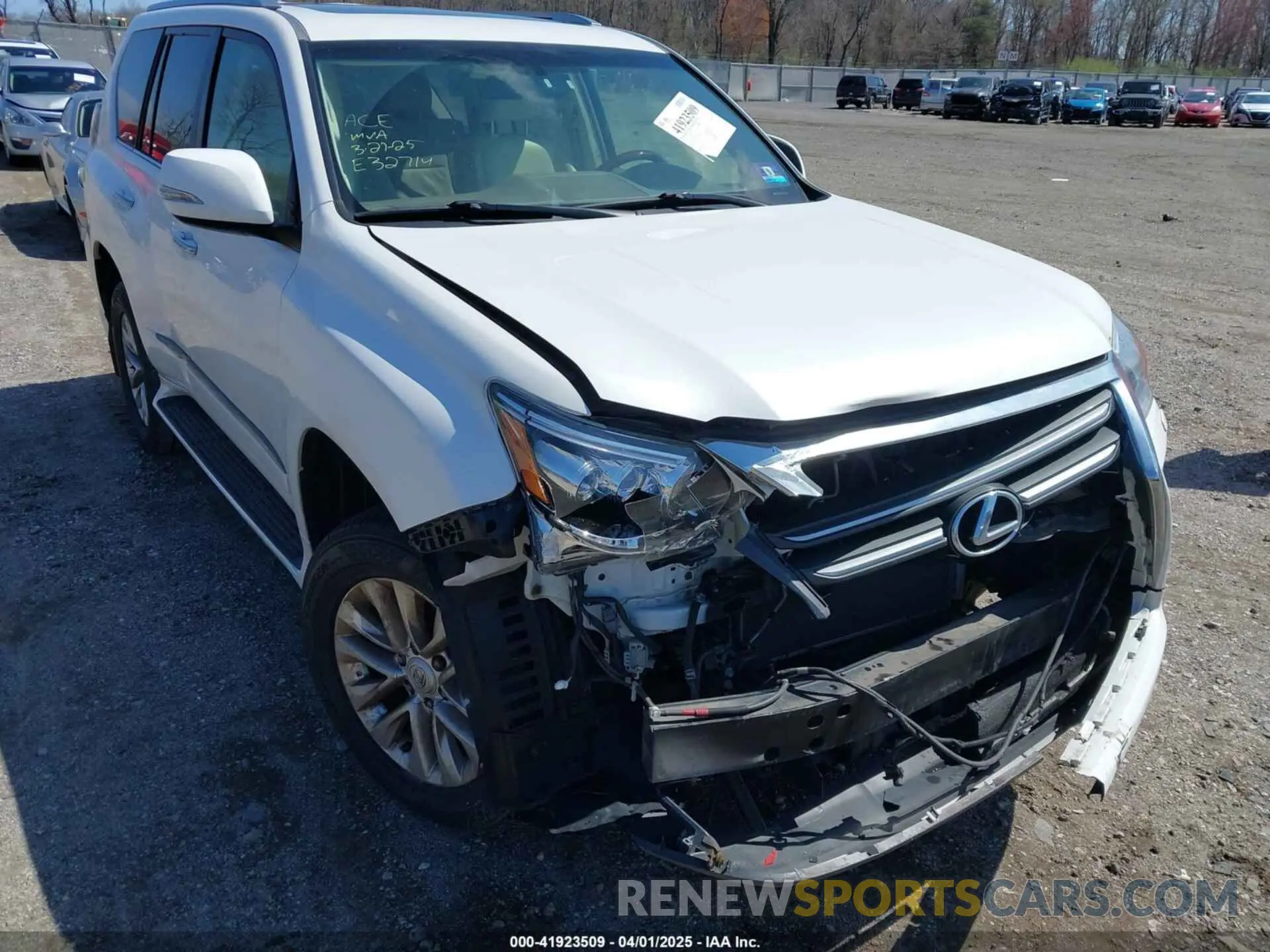 6 fotografías del automóvil dañado JTJBM7FX8K5226218 LEXUS GX 460 2019