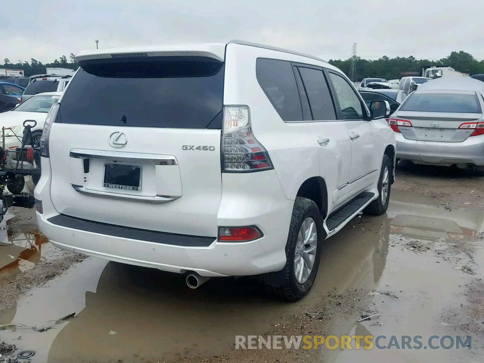 4 fotografías del automóvil dañado JTJBM7FX9K5220704 LEXUS GX 460 2019
