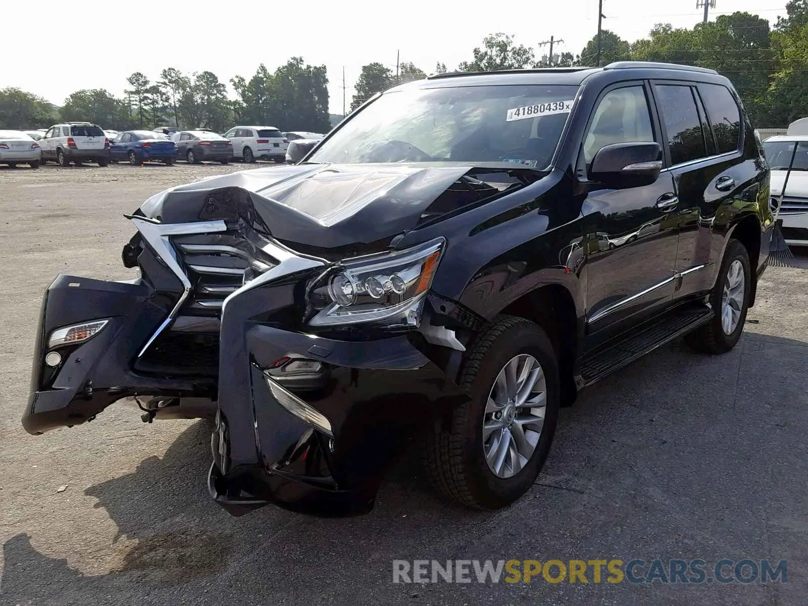 2 fotografías del automóvil dañado JTJBM7FX9K5225790 LEXUS GX 460 2019