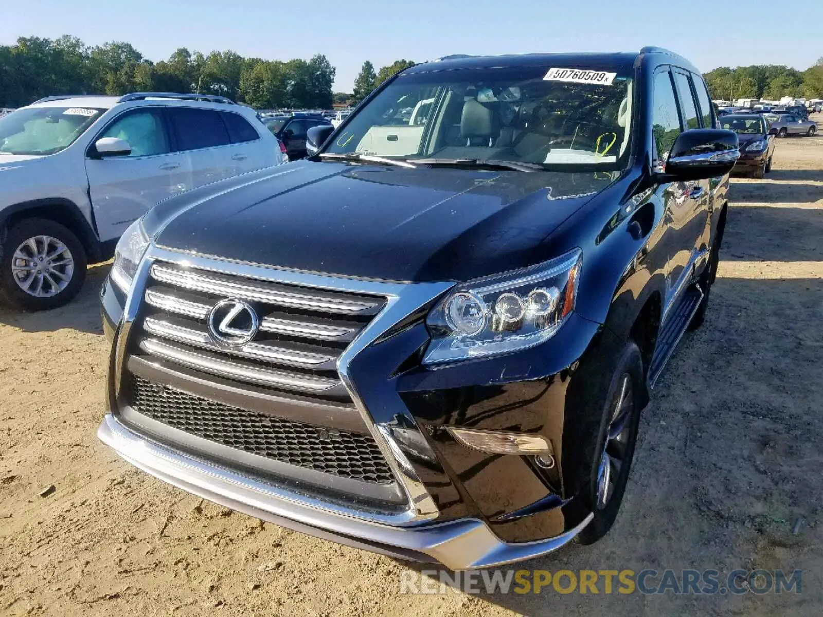 2 fotografías del automóvil dañado JTJBM7FXXK5218959 LEXUS GX 460 2019