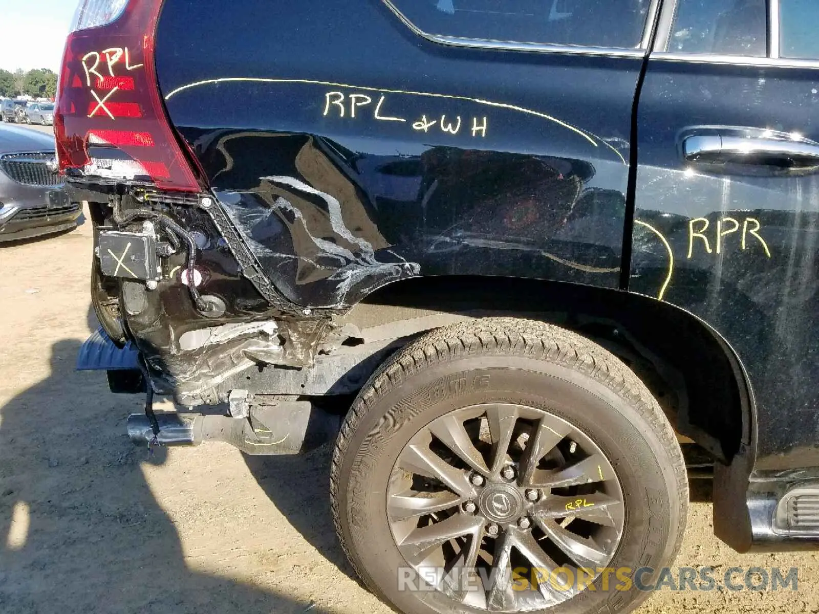 9 fotografías del automóvil dañado JTJBM7FXXK5218959 LEXUS GX 460 2019