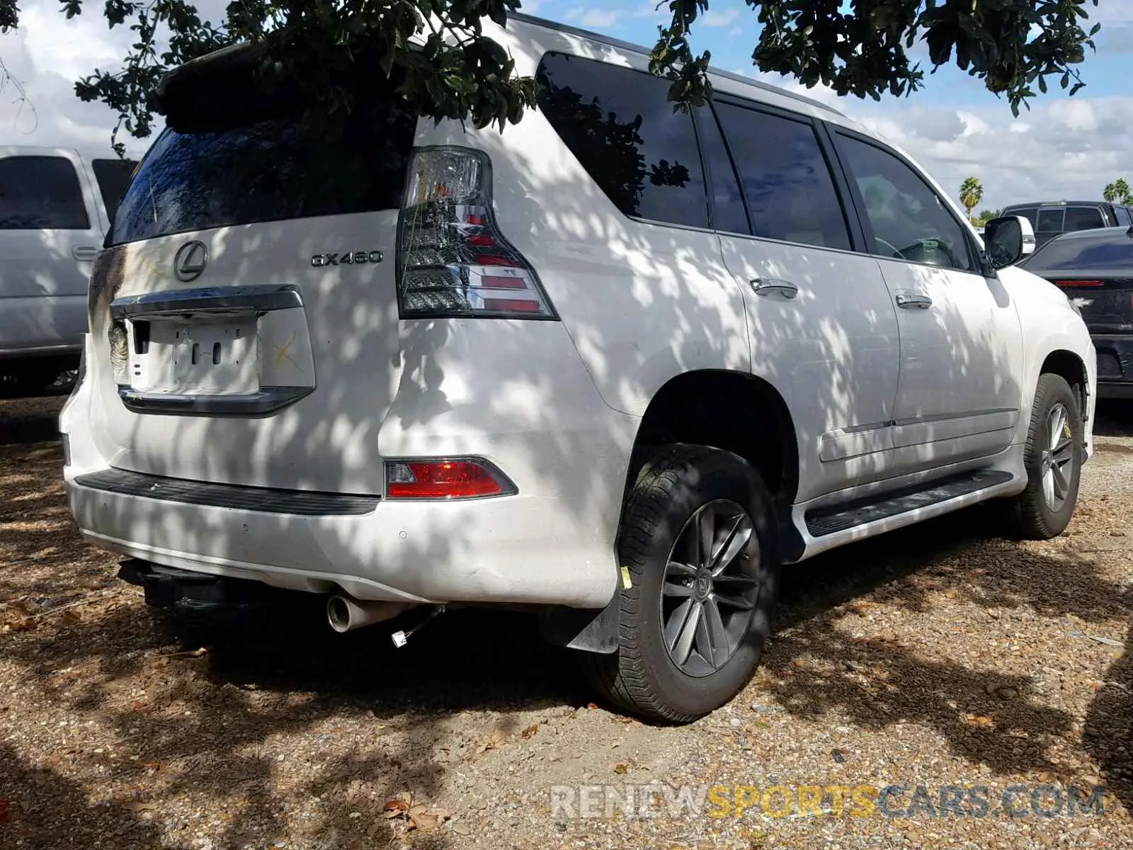 4 fotografías del automóvil dañado JTJBM7FXXK5219626 LEXUS GX 460 2019