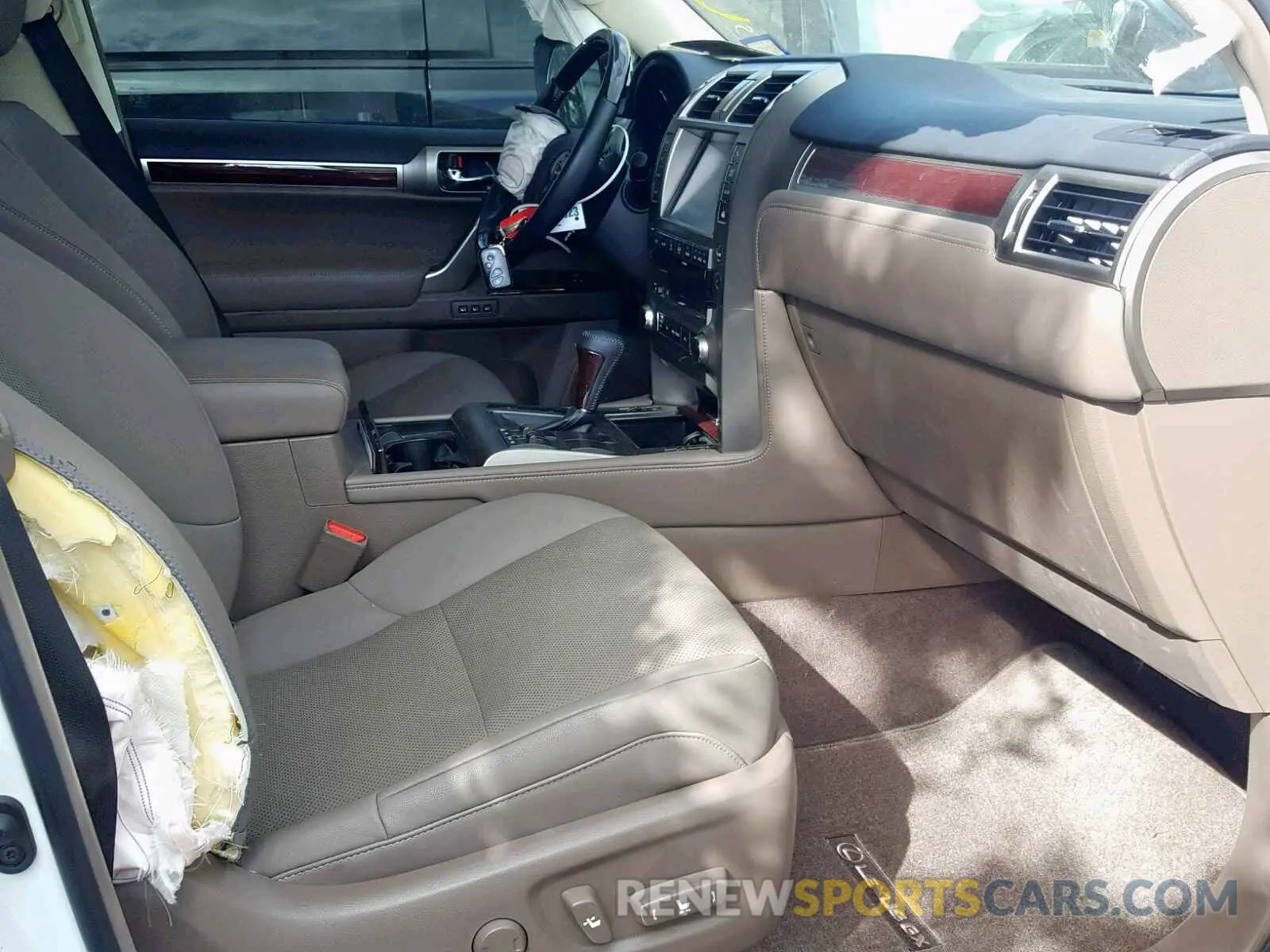 5 fotografías del automóvil dañado JTJBM7FXXK5219626 LEXUS GX 460 2019