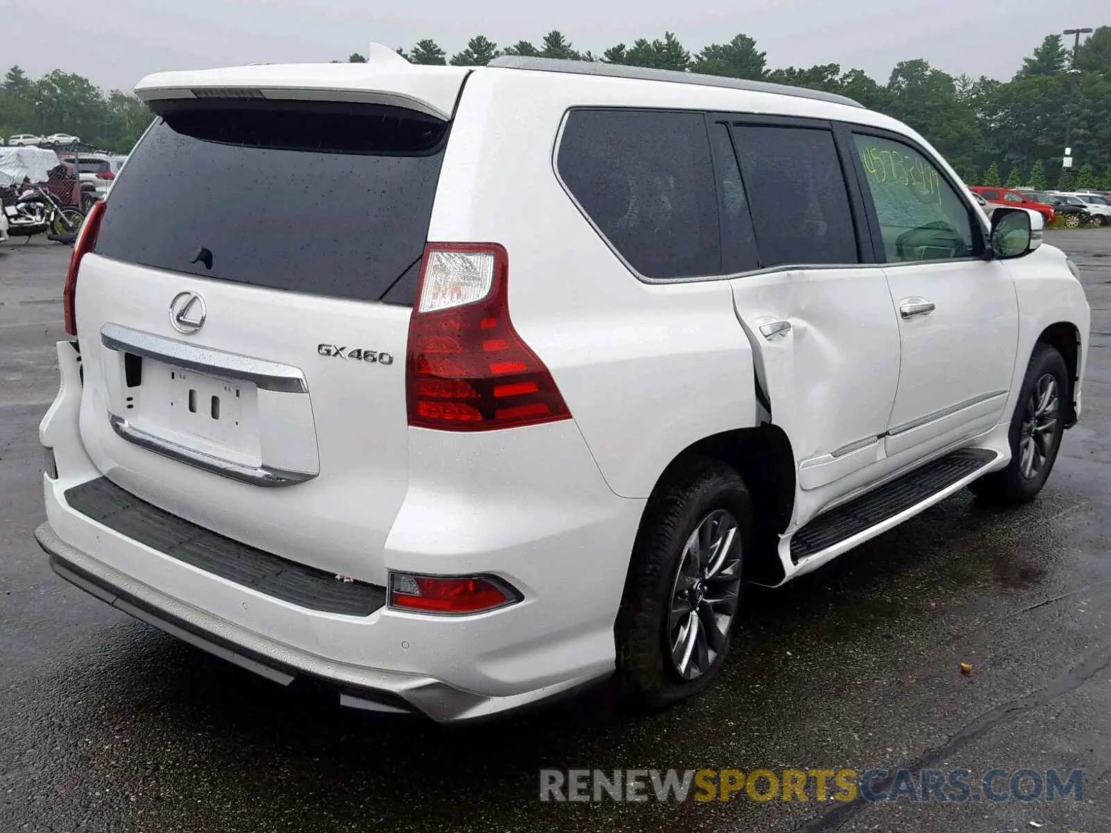 4 fotografías del automóvil dañado JTJJM7FX7K5211351 LEXUS GX 460 2019
