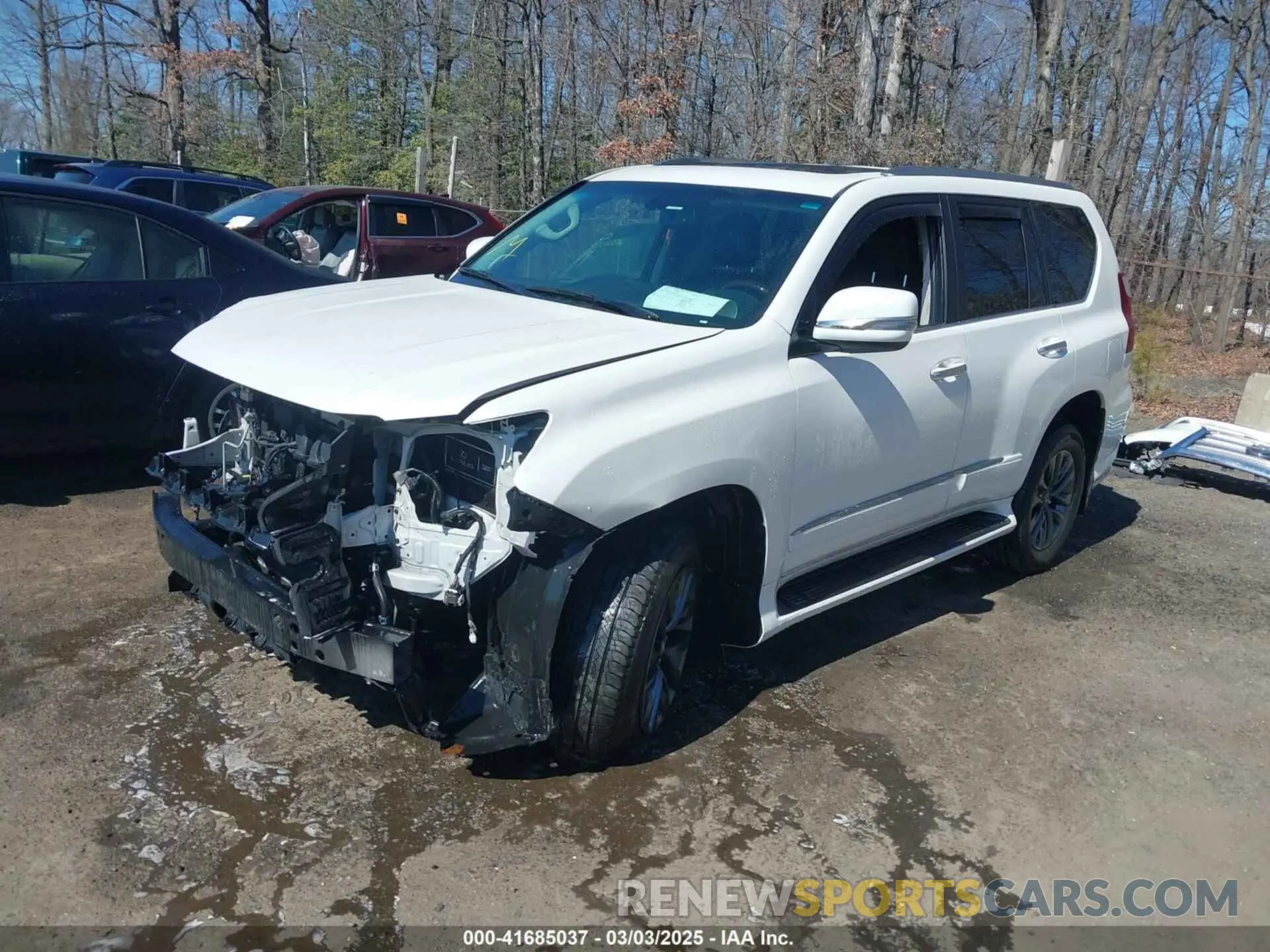 2 fotografías del automóvil dañado JTJJM7FXXK5227544 LEXUS GX 460 2019
