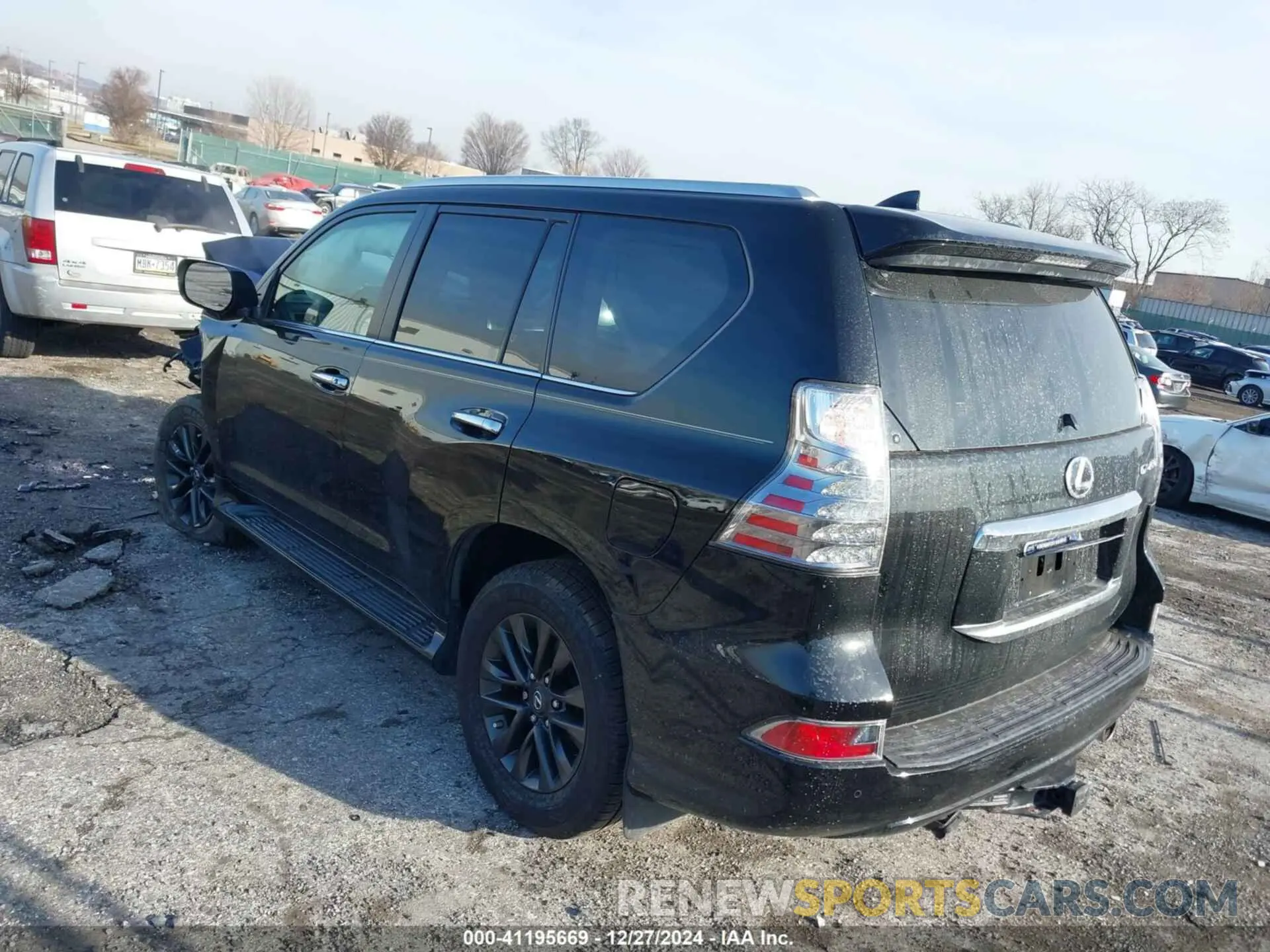 3 fotografías del automóvil dañado JTJAM7BX1L5244885 LEXUS GX 460 2020